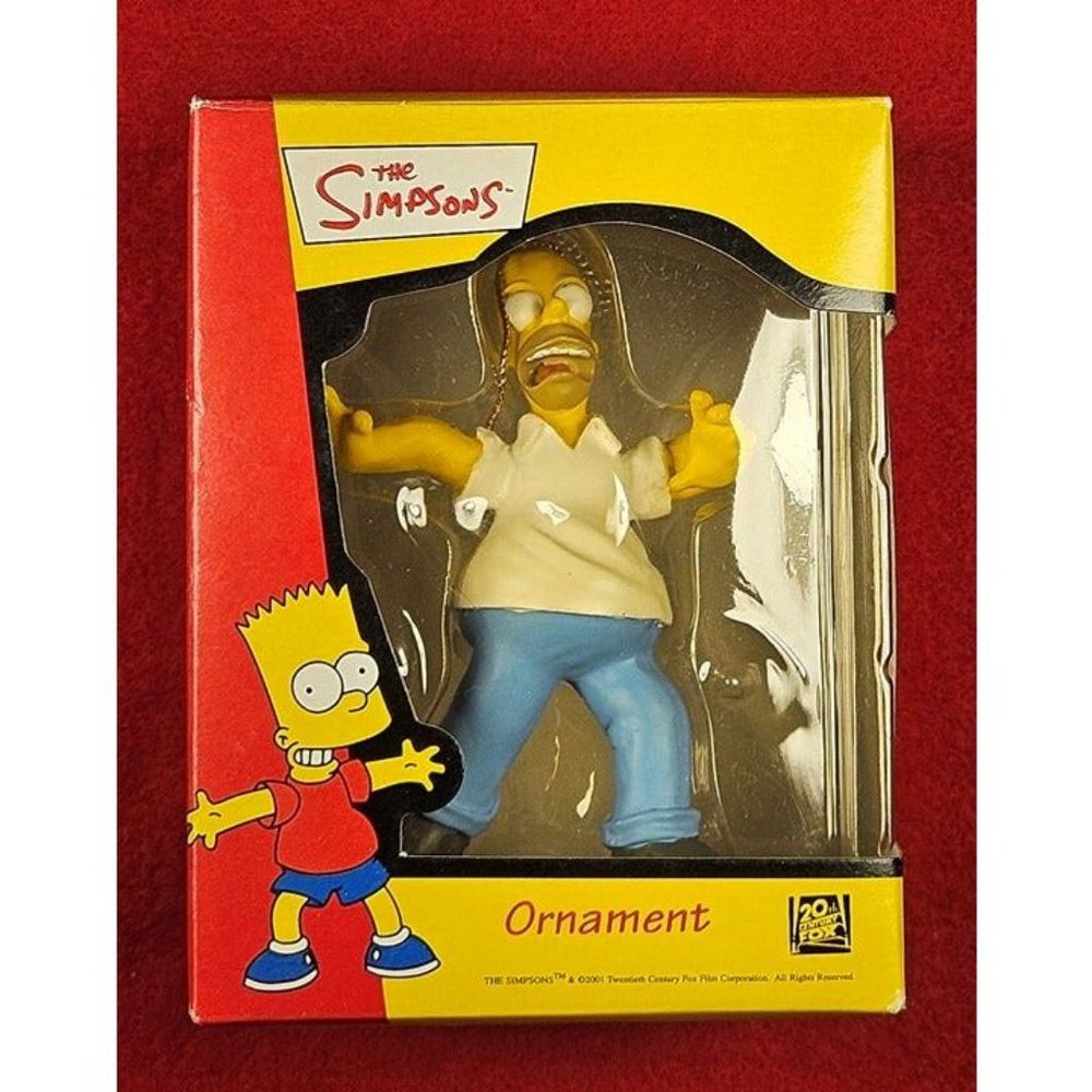 The Simpsons Christmas Ornament - Homer Freaking Out -‎ NIB